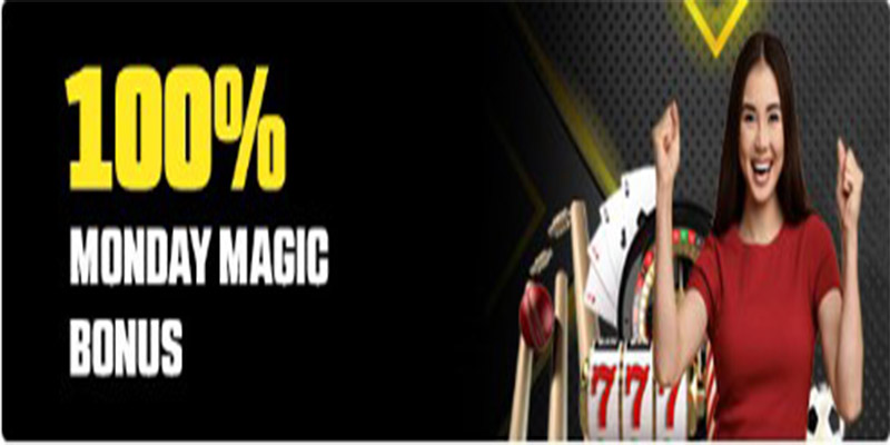 100% Monday Magic Bonus details: