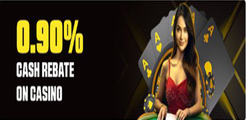 0.9% Cash Rebate on Live Casino